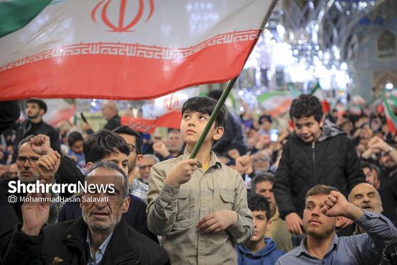 گزارش تصویری | مراسم چهلمین روز شهادت رهبر شهید انقلاب اسلامی در حرم مطهر رضوی