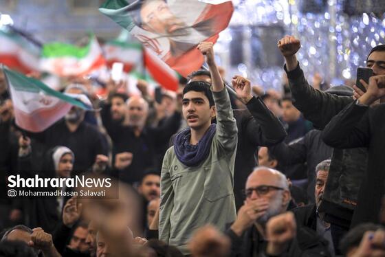 گزارش تصویری | مراسم چهلمین روز شهادت رهبر شهید انقلاب اسلامی در حرم مطهر رضوی