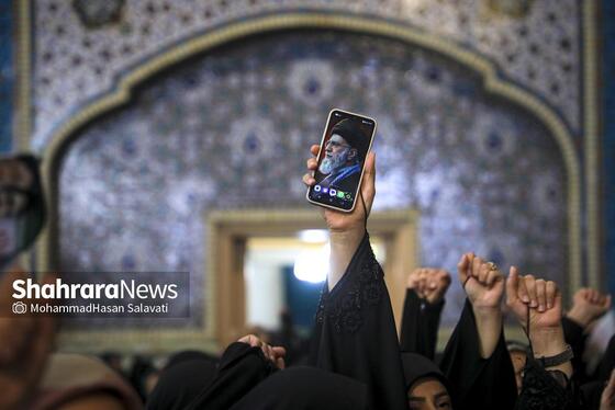 گزارش تصویری | مراسم چهلمین روز شهادت رهبر شهید انقلاب اسلامی در حرم مطهر رضوی