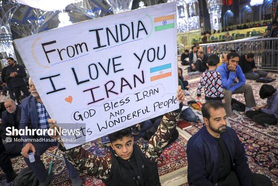 گزارش تصویری | مراسم چهلمین روز شهادت رهبر شهید انقلاب اسلامی در حرم مطهر رضوی