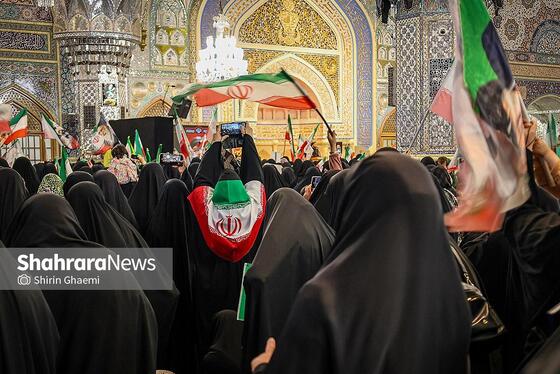 گزارش تصویری | مراسم چهلمین روز شهادت رهبر شهید انقلاب اسلامی در حرم مطهر رضوی