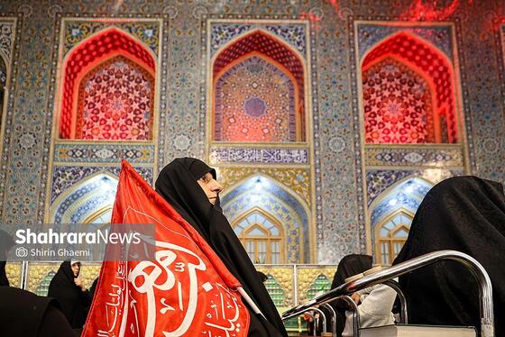 گزارش تصویری | مراسم چهلمین روز شهادت رهبر شهید انقلاب اسلامی در حرم مطهر رضوی