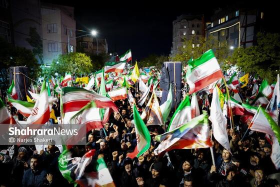 گزارش تصویری | سی‌ونهمین شب شکوه حضور مردم در خیابان‌های مشهد ۲