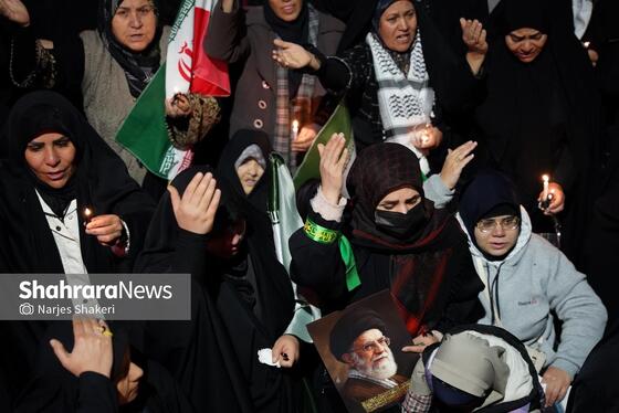 گزارش تصویری | سی‌ونهمین شب شکوه حضور مردم در خیابان‌های مشهد ۲