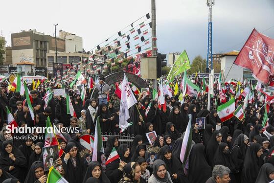 گزارش تصویری | مراسم چهلمین روز شهادت رهبر شهید انقلاب اسلامی در مشهد ۱