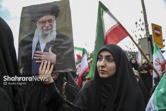 گزارش تصویری | مراسم چهلمین روز شهادت رهبر شهید انقلاب اسلامی در مشهد ۱