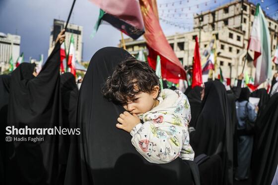 گزارش تصویری | مراسم چهلمین روز شهادت رهبر شهید انقلاب اسلامی در مشهد ۱