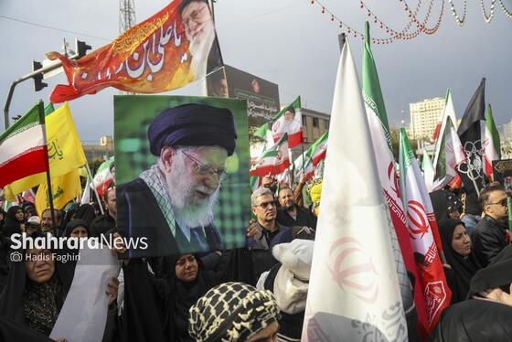 گزارش تصویری | مراسم چهلمین روز شهادت رهبر شهید انقلاب اسلامی در مشهد ۱