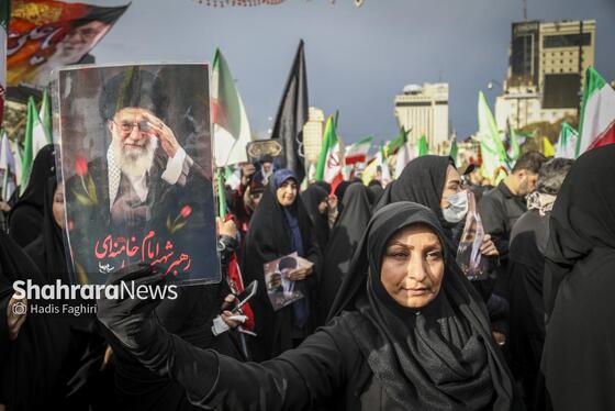 گزارش تصویری | مراسم چهلمین روز شهادت رهبر شهید انقلاب اسلامی در مشهد ۱