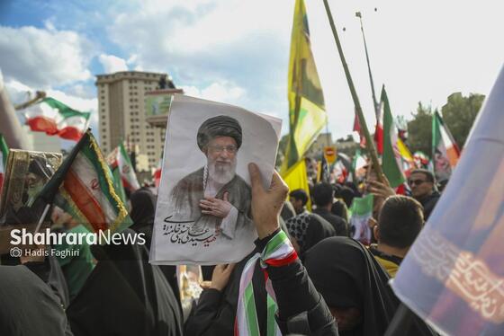 گزارش تصویری | مراسم چهلمین روز شهادت رهبر شهید انقلاب اسلامی در مشهد ۱