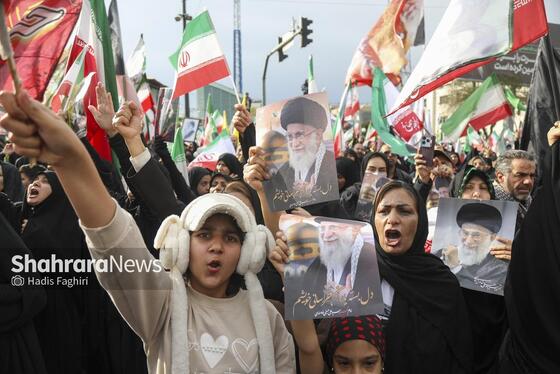 گزارش تصویری | مراسم چهلمین روز شهادت رهبر شهید انقلاب اسلامی در مشهد ۱