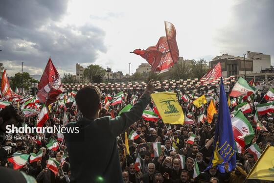 گزارش تصویری | مراسم چهلمین روز شهادت رهبر شهید انقلاب اسلامی در مشهد ۱