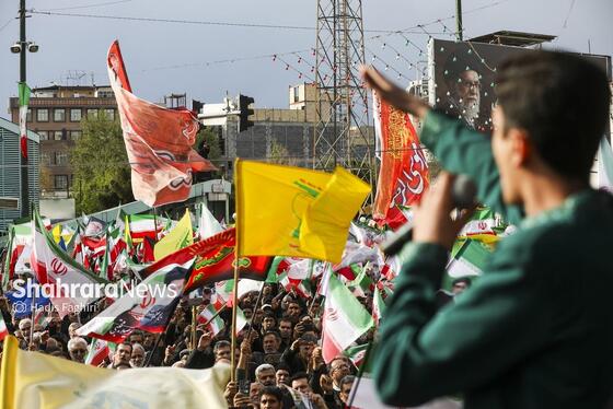 گزارش تصویری | مراسم چهلمین روز شهادت رهبر شهید انقلاب اسلامی در مشهد ۱