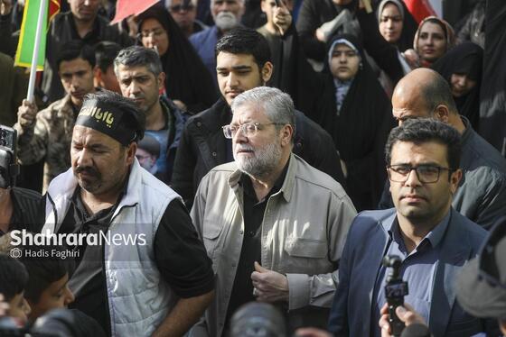 گزارش تصویری | مراسم چهلمین روز شهادت رهبر شهید انقلاب اسلامی در مشهد ۱