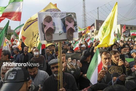 گزارش تصویری | مراسم چهلمین روز شهادت رهبر شهید انقلاب اسلامی در مشهد ۱