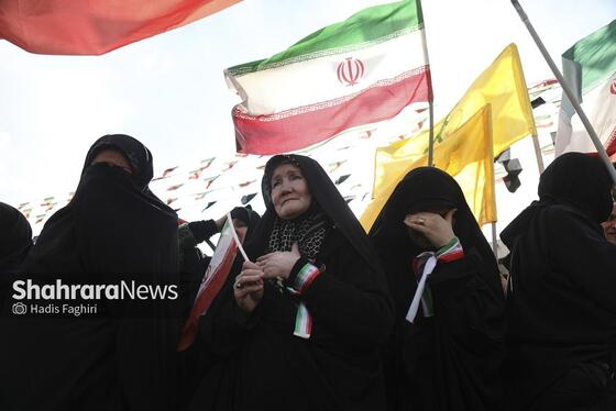 گزارش تصویری | مراسم چهلمین روز شهادت رهبر شهید انقلاب اسلامی در مشهد ۱