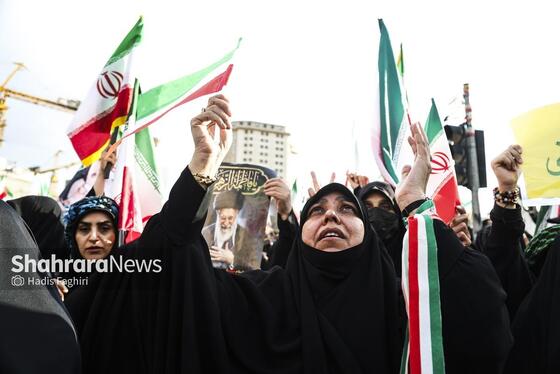 گزارش تصویری | مراسم چهلمین روز شهادت رهبر شهید انقلاب اسلامی در مشهد ۱