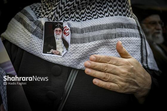 گزارش تصویری | مراسم چهلمین روز شهادت رهبر شهید انقلاب اسلامی در مشهد ۱