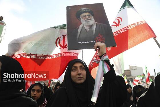 گزارش تصویری | مراسم چهلمین روز شهادت رهبر شهید انقلاب اسلامی در مشهد ۱