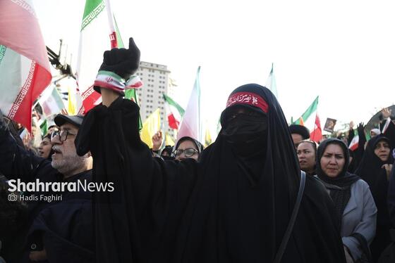 گزارش تصویری | مراسم چهلمین روز شهادت رهبر شهید انقلاب اسلامی در مشهد ۱