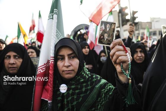 گزارش تصویری | مراسم چهلمین روز شهادت رهبر شهید انقلاب اسلامی در مشهد ۱