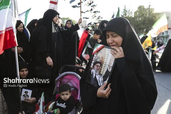 گزارش تصویری | مراسم چهلمین روز شهادت رهبر شهید انقلاب اسلامی در مشهد ۱
