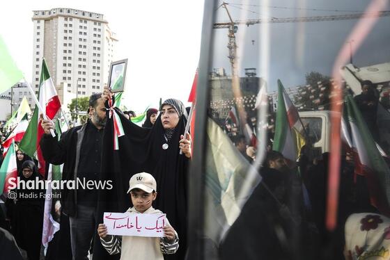 گزارش تصویری | مراسم چهلمین روز شهادت رهبر شهید انقلاب اسلامی در مشهد ۱