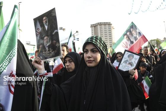 گزارش تصویری | مراسم چهلمین روز شهادت رهبر شهید انقلاب اسلامی در مشهد ۱