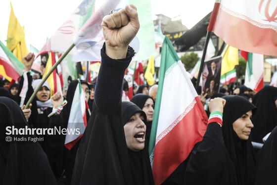 گزارش تصویری | مراسم چهلمین روز شهادت رهبر شهید انقلاب اسلامی در مشهد ۱