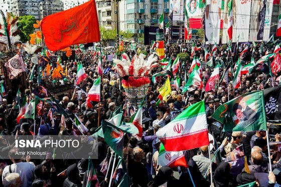 گزارش تصویری | مراسم اربعین رهبر شهید انقلاب در تهران