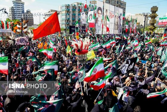 گزارش تصویری | مراسم اربعین رهبر شهید انقلاب در تهران