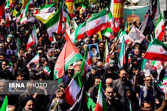 گزارش تصویری | مراسم اربعین رهبر شهید انقلاب در تهران