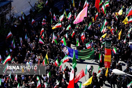 گزارش تصویری | مراسم اربعین رهبر شهید انقلاب در تهران