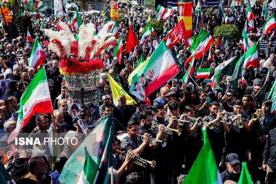 گزارش تصویری | مراسم اربعین رهبر شهید انقلاب در تهران