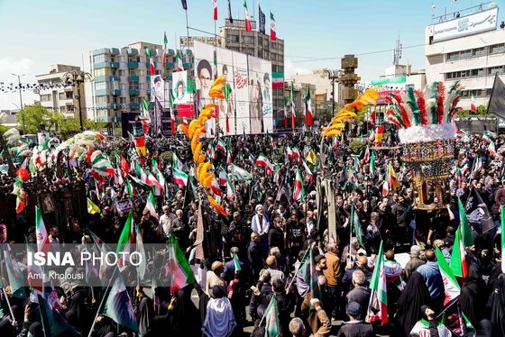 گزارش تصویری | مراسم اربعین رهبر شهید انقلاب در تهران