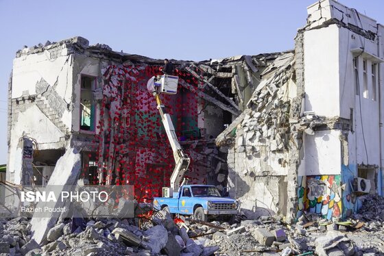 گزارش تصویری | میناب؛ چهلمین روز شهادت دانش‌آموزان مدرسه شجره طیبه