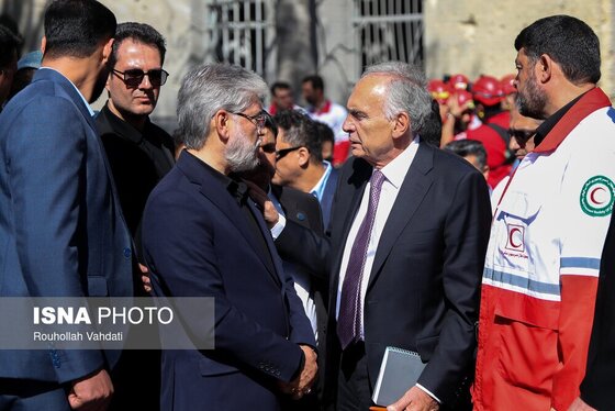 گزارش تصویری | بازدید فرستاده ویژه دبیرکل سازمان ملل از مناطق آسیب دیده از تجاوز آمریکایی - صهیونیستی