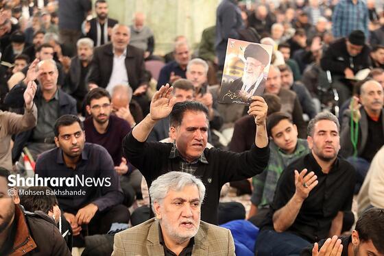گزارش تصویری | مراسم چهلمین روز شهادت رهبر شهید انقلاب اسلامی در حرم مطهر رضوی