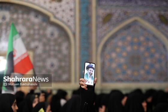 گزارش تصویری | مراسم چهلمین روز شهادت رهبر شهید انقلاب اسلامی در حرم مطهر رضوی