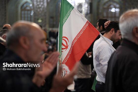 گزارش تصویری | مراسم چهلمین روز شهادت رهبر شهید انقلاب اسلامی در حرم مطهر رضوی