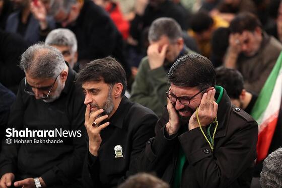 گزارش تصویری | مراسم چهلمین روز شهادت رهبر شهید انقلاب اسلامی در حرم مطهر رضوی