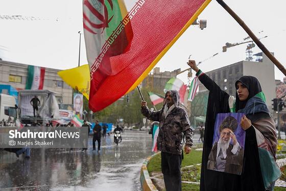 گزارش تصویری | مراسم چهلمین روز شهادت رهبر شهید انقلاب اسلامی در مشهد ۲