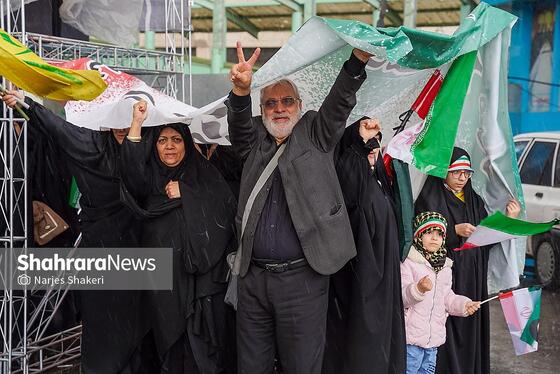 گزارش تصویری | مراسم چهلمین روز شهادت رهبر شهید انقلاب اسلامی در مشهد ۲
