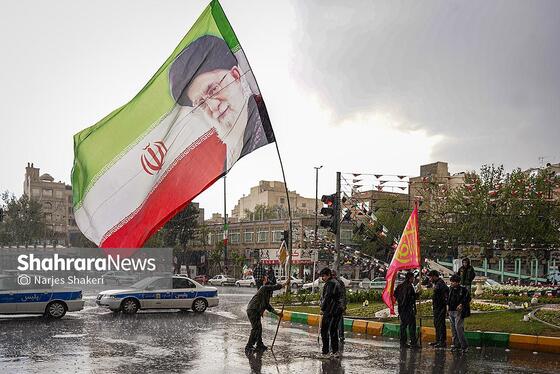 گزارش تصویری | مراسم چهلمین روز شهادت رهبر شهید انقلاب اسلامی در مشهد ۲