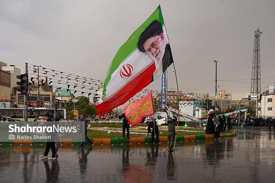 گزارش تصویری | مراسم چهلمین روز شهادت رهبر شهید انقلاب اسلامی در مشهد ۲