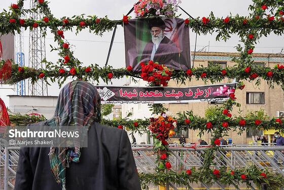 گزارش تصویری | مراسم چهلمین روز شهادت رهبر شهید انقلاب اسلامی در مشهد ۲