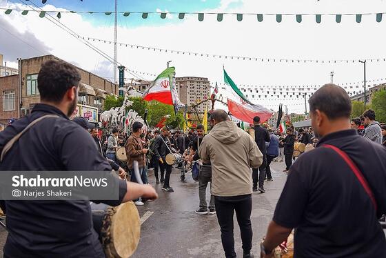 گزارش تصویری | مراسم چهلمین روز شهادت رهبر شهید انقلاب اسلامی در مشهد ۲