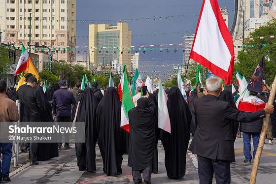 گزارش تصویری | مراسم چهلمین روز شهادت رهبر شهید انقلاب اسلامی در مشهد ۲