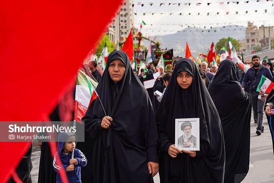 گزارش تصویری | مراسم چهلمین روز شهادت رهبر شهید انقلاب اسلامی در مشهد ۲