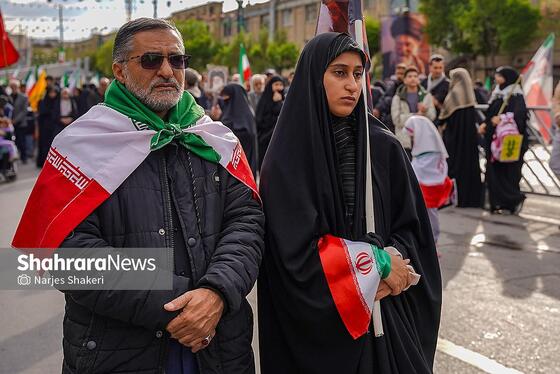 گزارش تصویری | مراسم چهلمین روز شهادت رهبر شهید انقلاب اسلامی در مشهد ۲